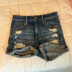 american eagle next level stretch denim shorts